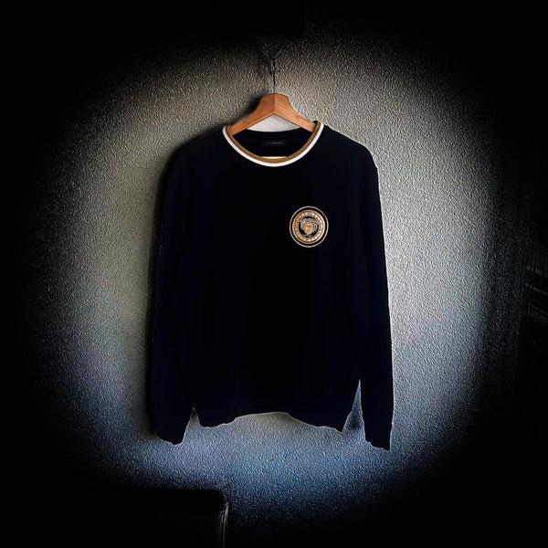 Versace Mainline Sweatshirt Medusa Emblem Pullover Baroque