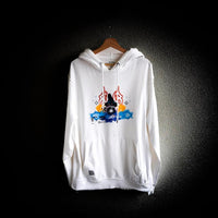 Heron Preston Hoodie Pullover Organic Cotton Tribal Wiza