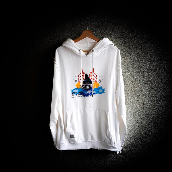 Heron Preston Hoodie Pullover Organic Cotton Tribal Wiza