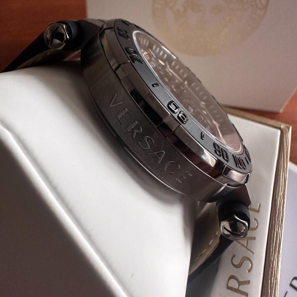 Versace Mainline Greca Chrono Uhr Medusa Full Set Swiss