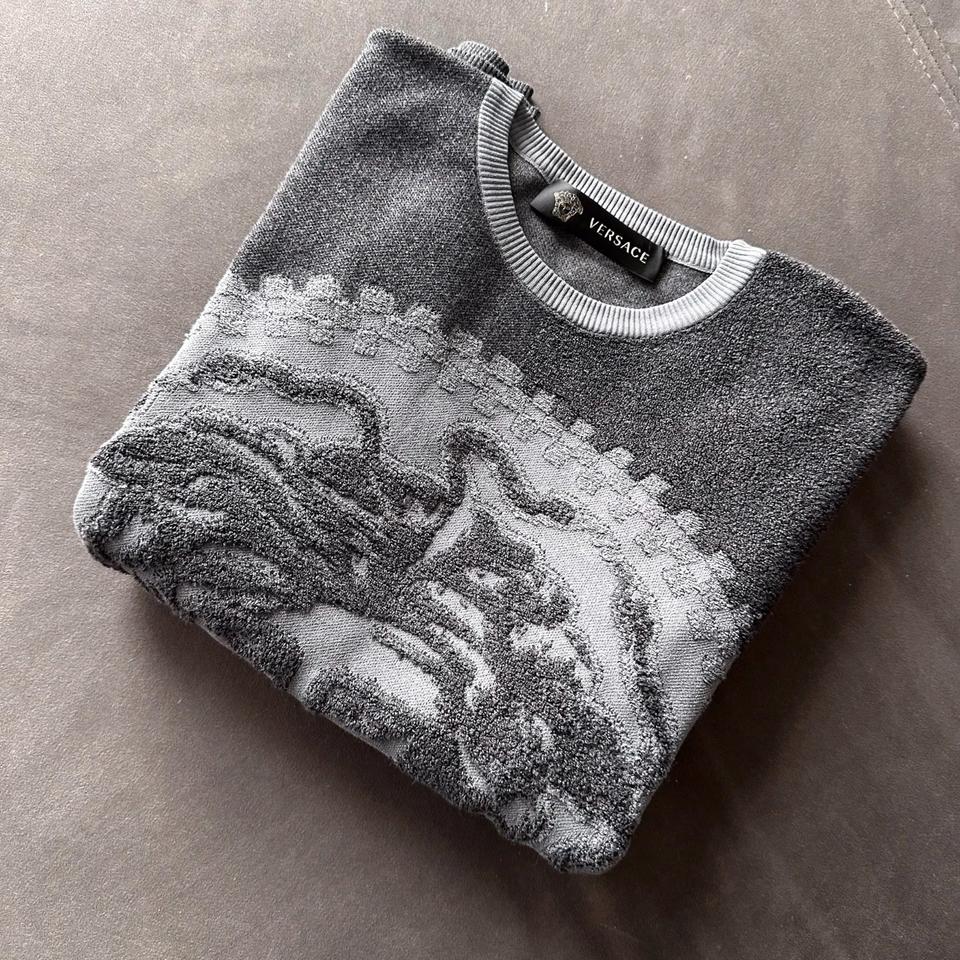 Versace Mainline Sweatshirt Pullover Medusa Italy Baroque