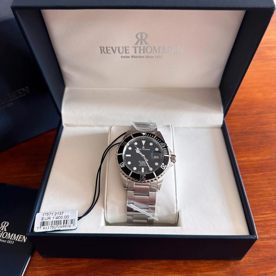 Revue Thommen Uhr Automatik Diver Datejust ETA Swiss Mad