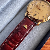 Maurice Lacroix Automatik Uhr Gold Vergoldet Swiss Made