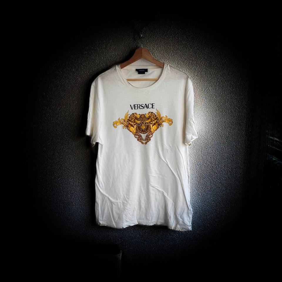 Versace Mainline Medusa T-Shirt Baroque Gold Italy