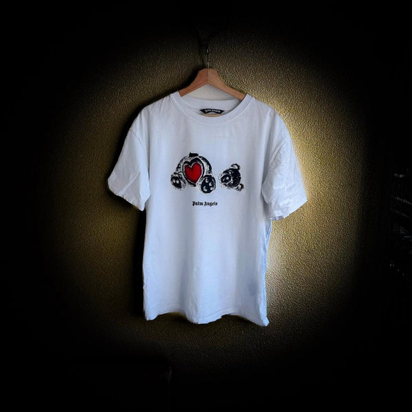 Palm Angels T-Shirt Beheaded Bear Heart made in Italy