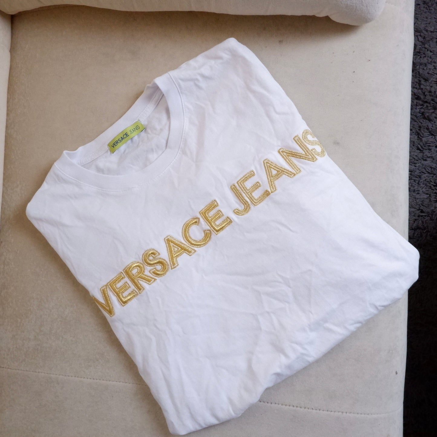 Versace Jeans Logo T-Shirt mit Bestickung