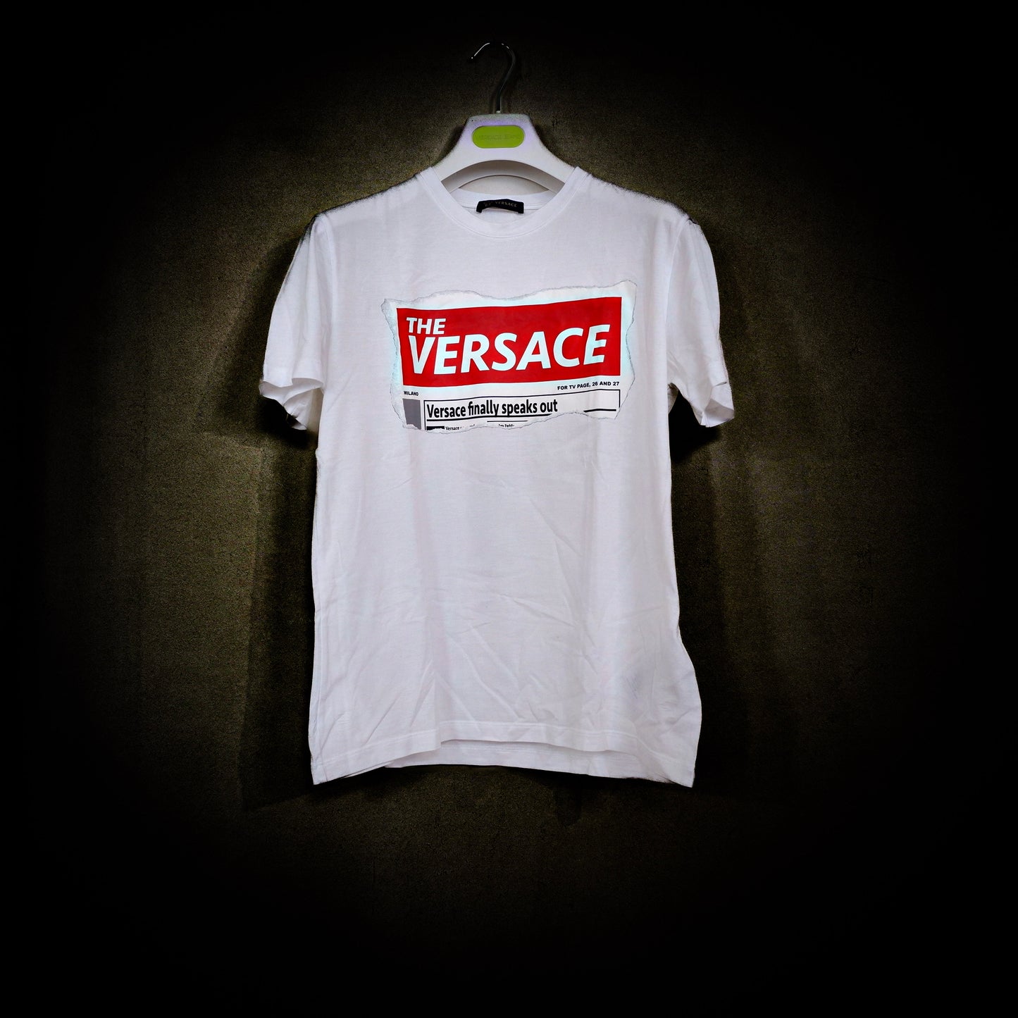 Versace Mainline T-Shirt Newspaper Tabloid