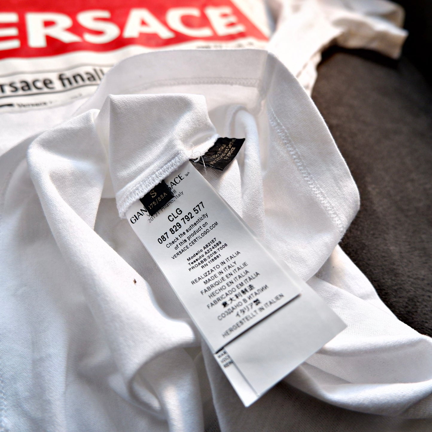 Versace Mainline T-Shirt Newspaper Tabloid