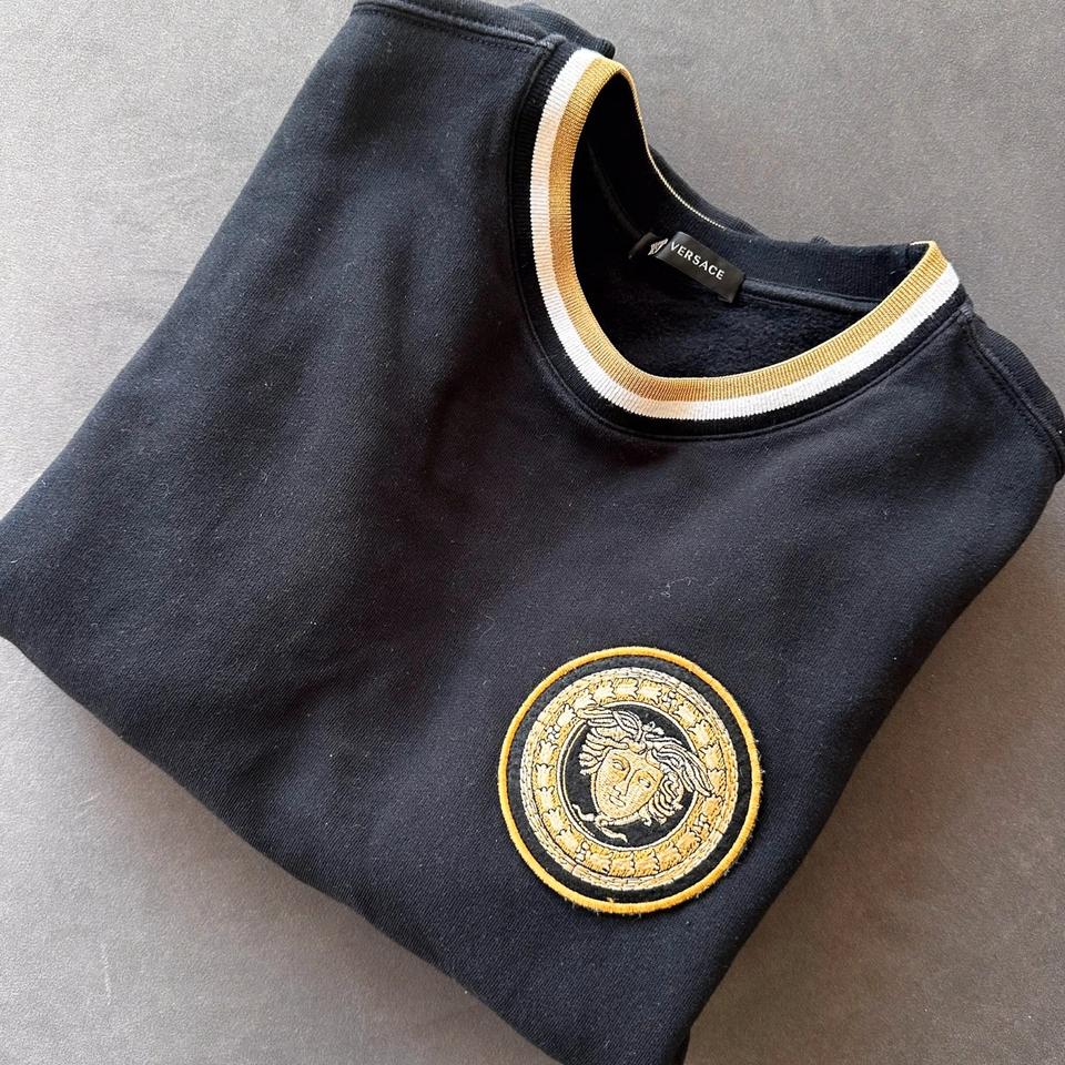 Versace Mainline Sweatshirt Medusa Emblem Pullover Baroque