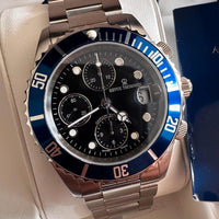 Revue Thommen Chronograph Diver Automatik Swiss Full Set