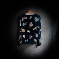 Moschino Mainline Strickjacke Greca Baroque Wool Milano
