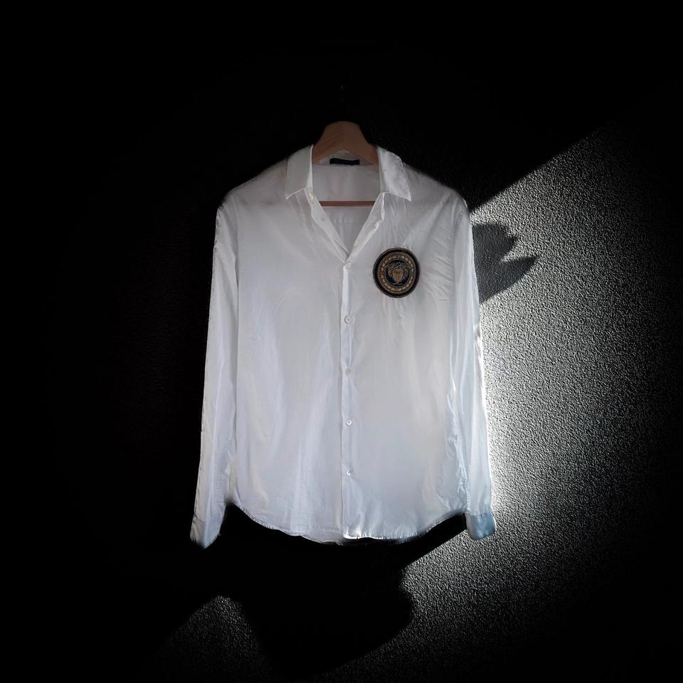 Versace Mainline Hemd Medusa Emblem Wappen Baroque Italy
