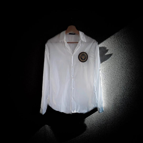 Versace Mainline Hemd Medusa Emblem Wappen Baroque Italy