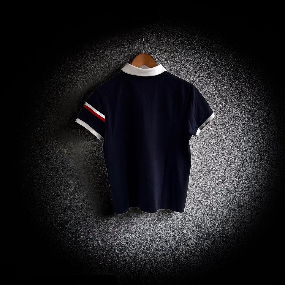 Moncler poloshirt mit kontraststreifen und Emblem CLG Co