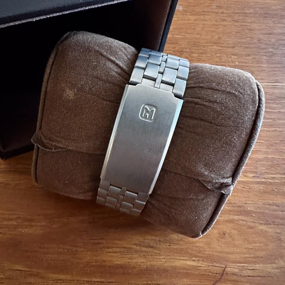 Modaine Eco Quartz Uhr 36mm Swiss Bahnhofsuhr Bauhaus