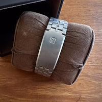 Modaine Eco Quartz Uhr 36mm Swiss Bahnhofsuhr Bauhaus