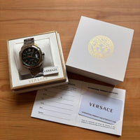 Versace Mainline Uhr Automatik Dylos Medusa waffle prx