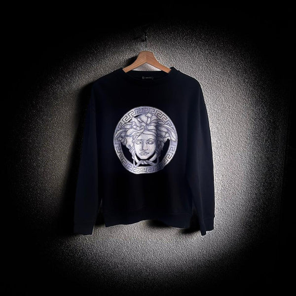 Versace Mainline Sweatshirt Medusa Mosaik Baroque Italy
