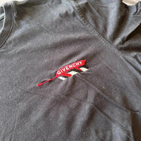 Givenchy T-Shirt Black Arrow Embroidered Logo Portugal