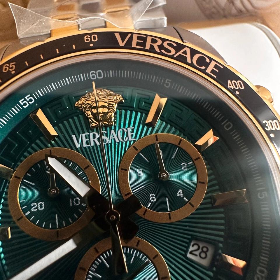 Versace Mainline Sport Chrono Uhr Medusa Swiss Made