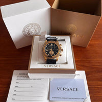 Versace Mainline Uhr Chrono X Medusa Gold Greca Baroque