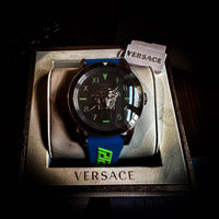 Versace Palazzo Pop Uhr Medusa Electric Blue Swiss Made
