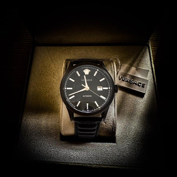 Versace Mainline Uhr Automatik Aiakos Medusa Black CLG