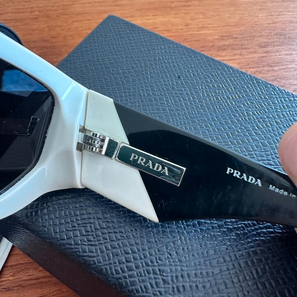 Prada Sonnenbrille PR 09ZS Logo Brille Full Set Italy