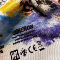 Heron Preston Hoodie White Tribal Wizard Bio Baumwolle P