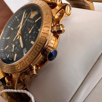 Versace Mainline Uhr Medusa Gold Baroque Swiss Sport Tec