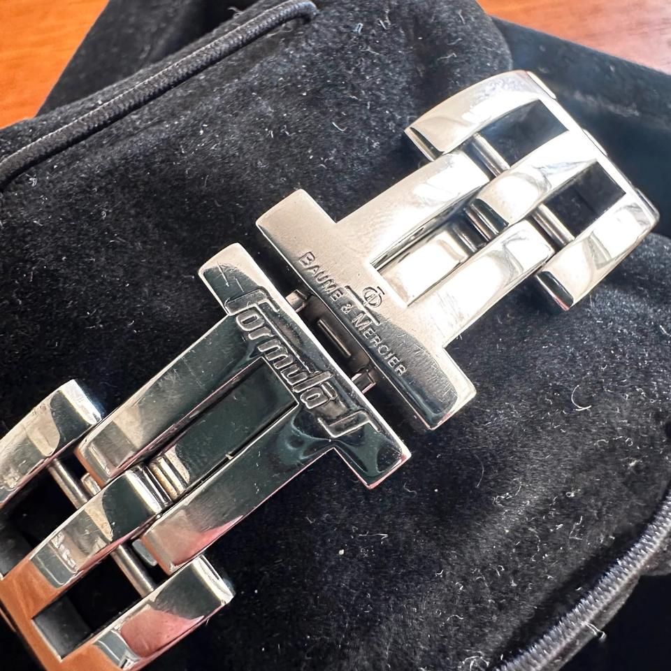 Baume Mercier Uhr Chronograph Mono Pusher Formula S Swiss