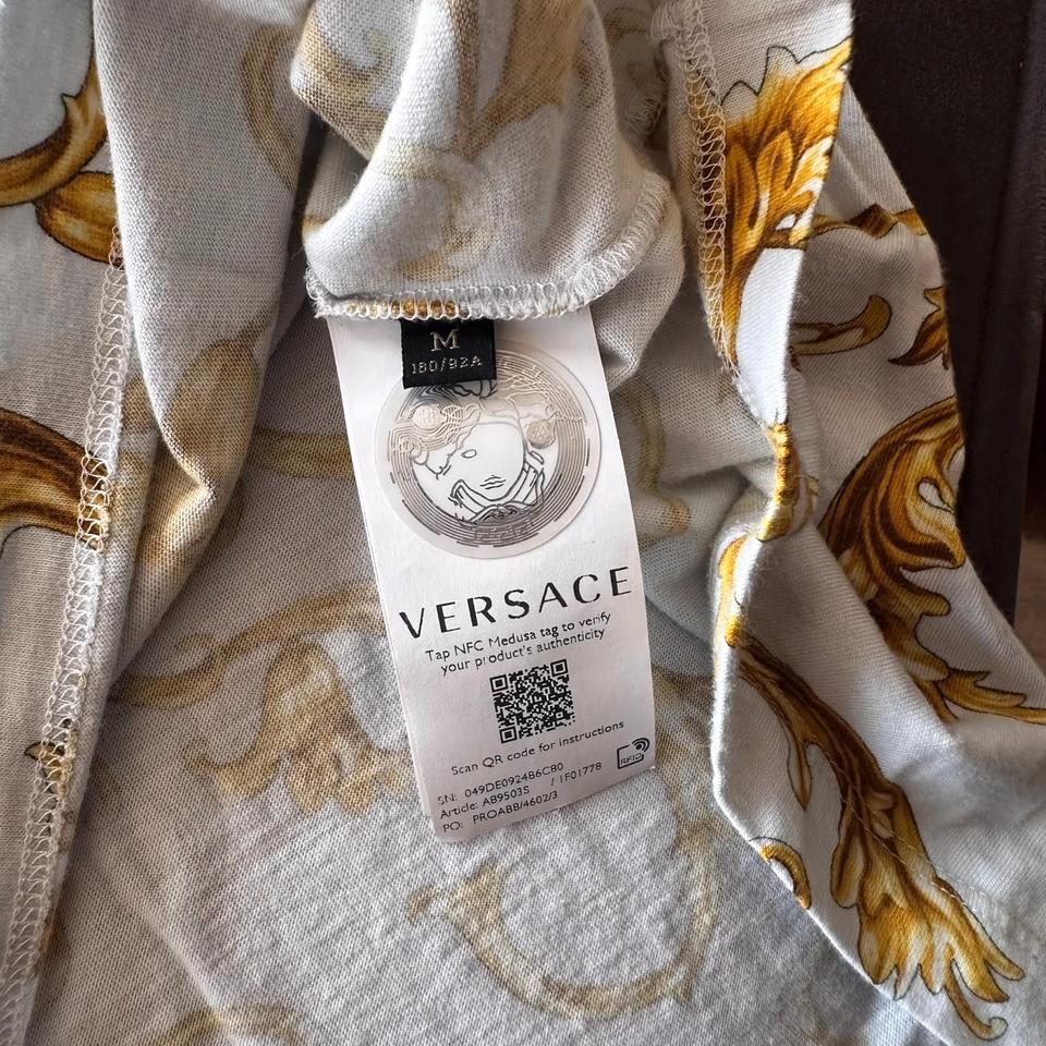 Versace Mainline T-Shirt Baroque All Over print Medusa I