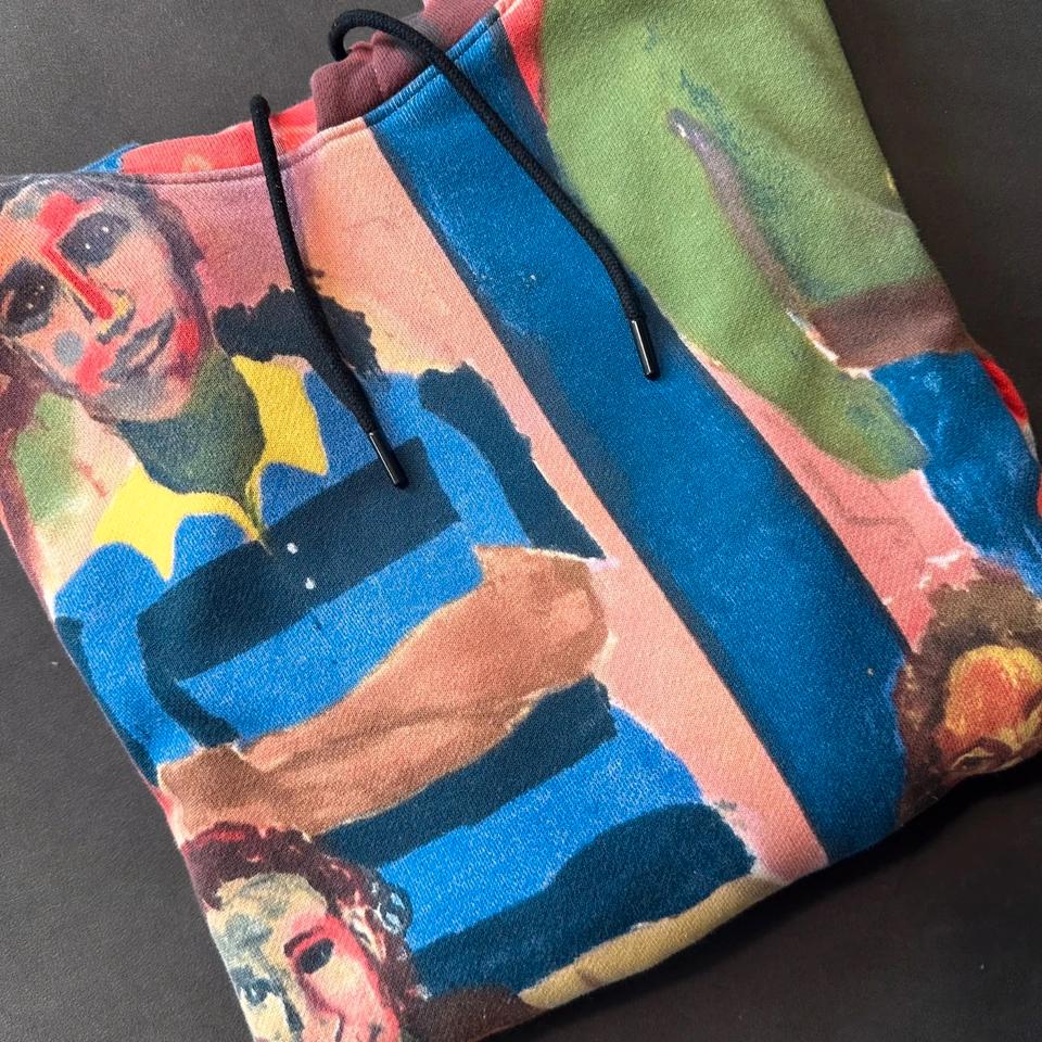 Kid Super Studios x Puma Hoodie Collab rare all over print