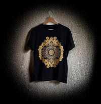 Versace Mainline Medusa T-Shirt Baroque Gold Italy NFC