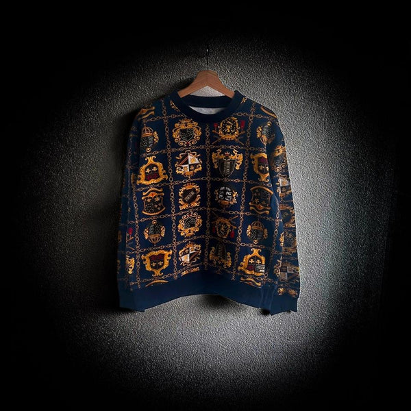 Versace Jeans Couture Sweatshirt Wappen All Over Print