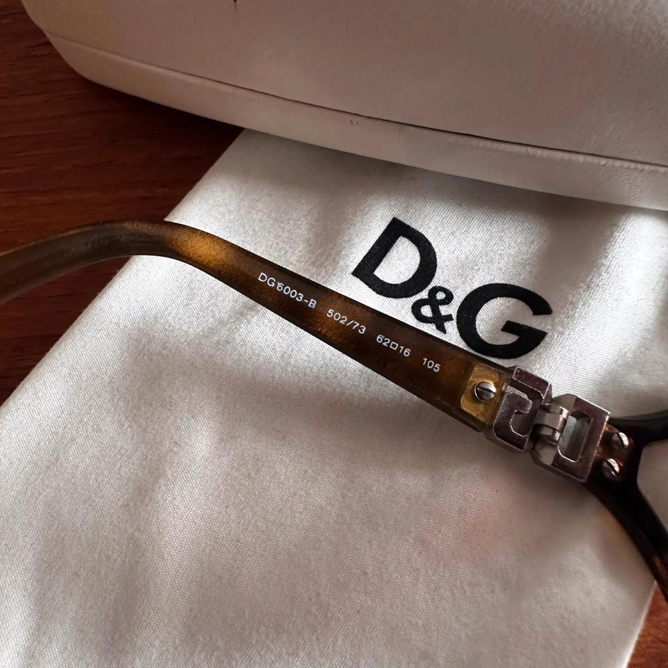 Dolce & Gabbana Sonnenbrille D&G Brille mit Etui Italy