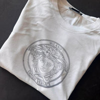 Versace Mainline T-Shirt Medusa Baroque White Taylor Fit