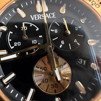 Versace Mainline Uhr Chrono X Medusa Gold Greca Baroque