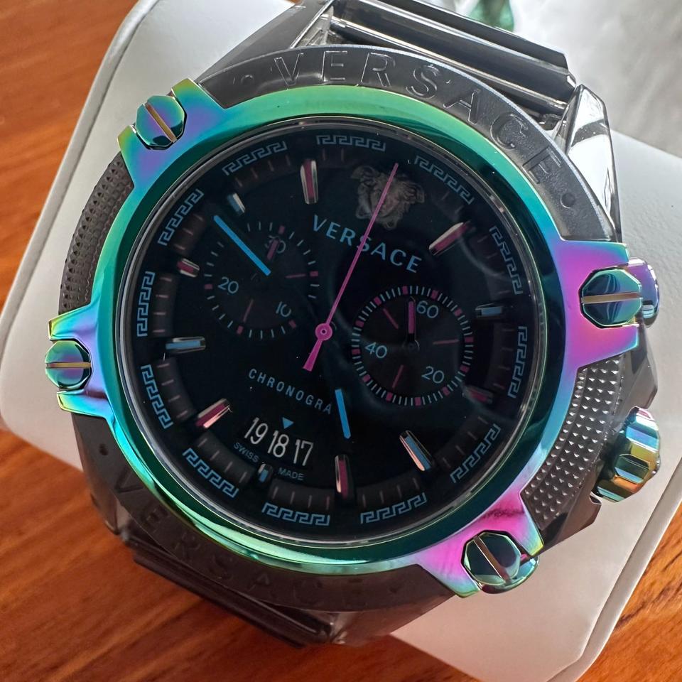 Versace Mainline Uhr Icon Sport Chronograph Medusa Swiss