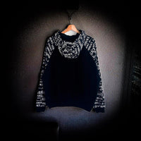 Versace Mainline Hoodie mit Logo Kontrastärmeln Gianni Versace