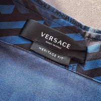 Versace Mainline Hemd Seide Baroque Greca Medusa Italy