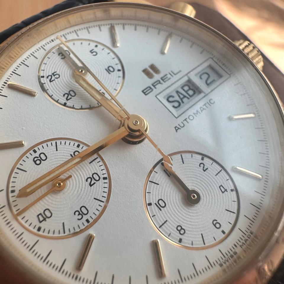 Breil Uhr DayDate Automatik Chronograph Valjoux 7750 ETA