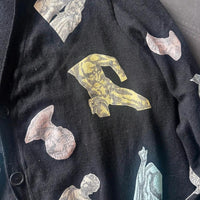 Moschino Mainline Strickjacke Greca Baroque Wool Milano