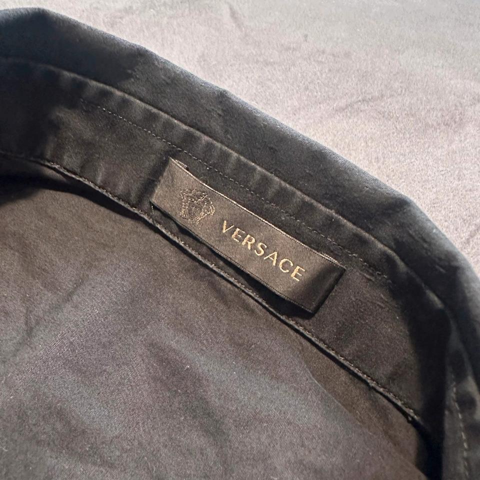 Versace Mainline Hemd Baroque Oro Gold Pocket Shirt NFC