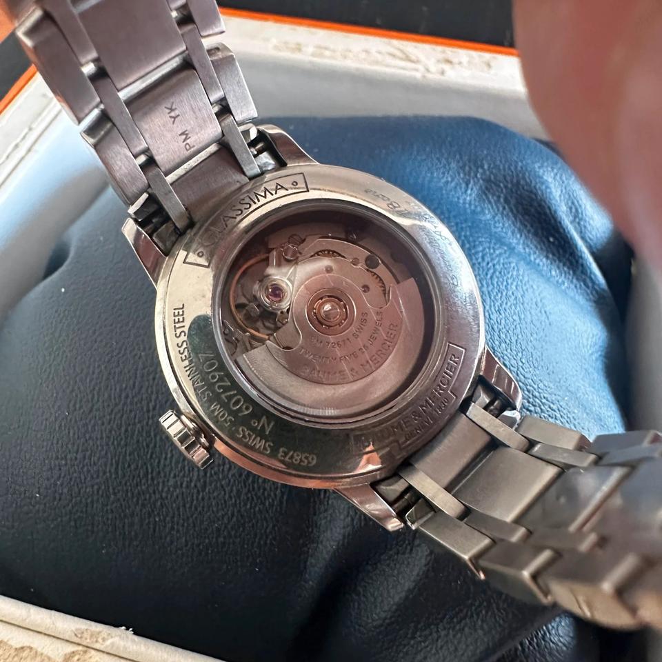 Baume Mercier Classima Automatik Uhr Diamond 10553 Swiss