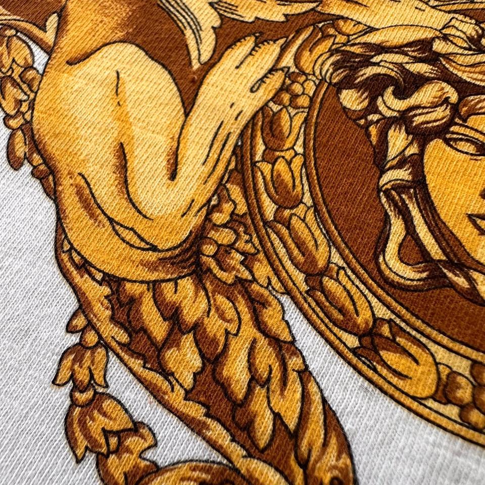 Versace Mainline Medusa T-Shirt Baroque Gold Italy