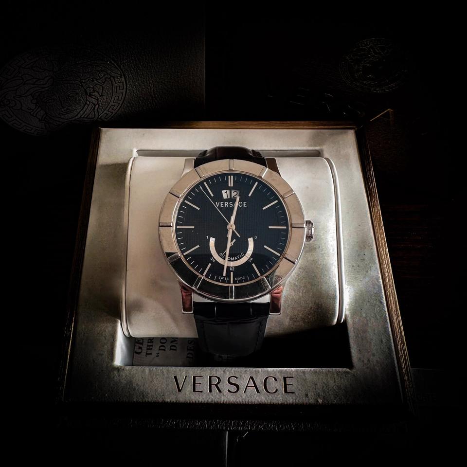 Versace Mainline Acron Automatik Uhr mit Gangreserve
