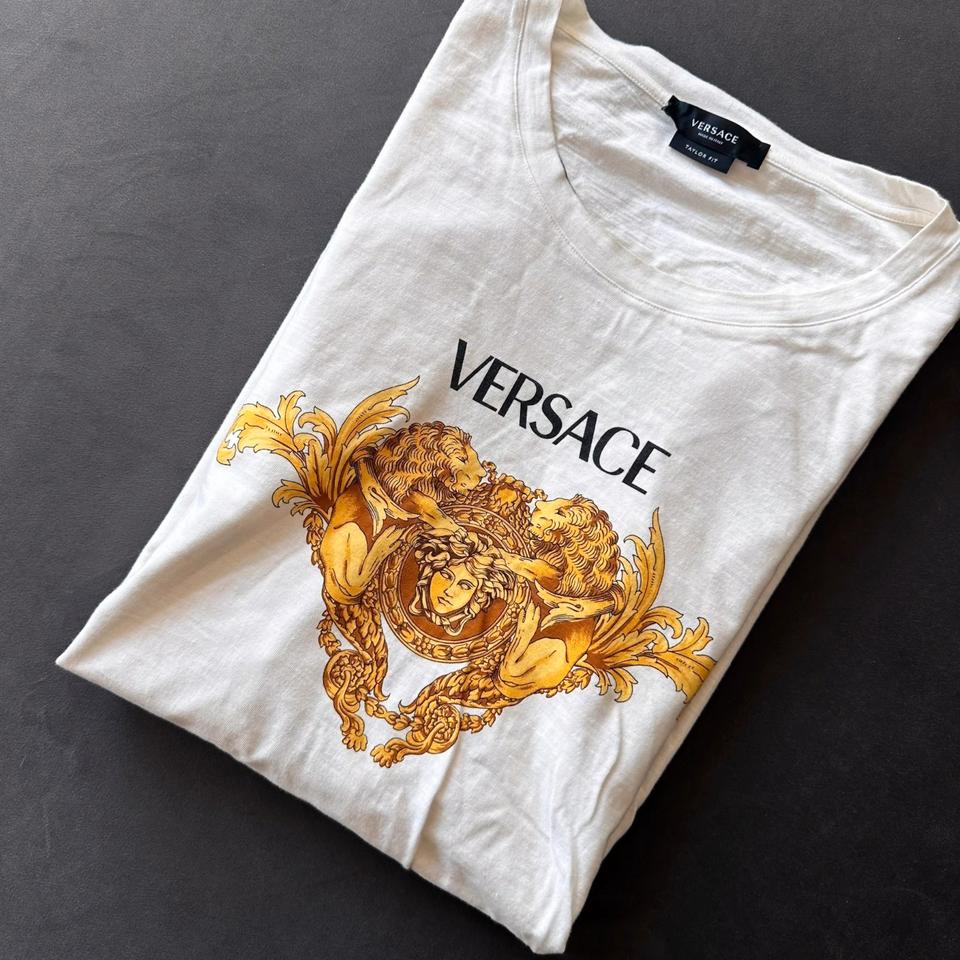 Versace Mainline Medusa T-Shirt Baroque Gold Italy