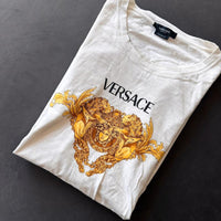 Versace Mainline Medusa T-Shirt Baroque Gold Italy