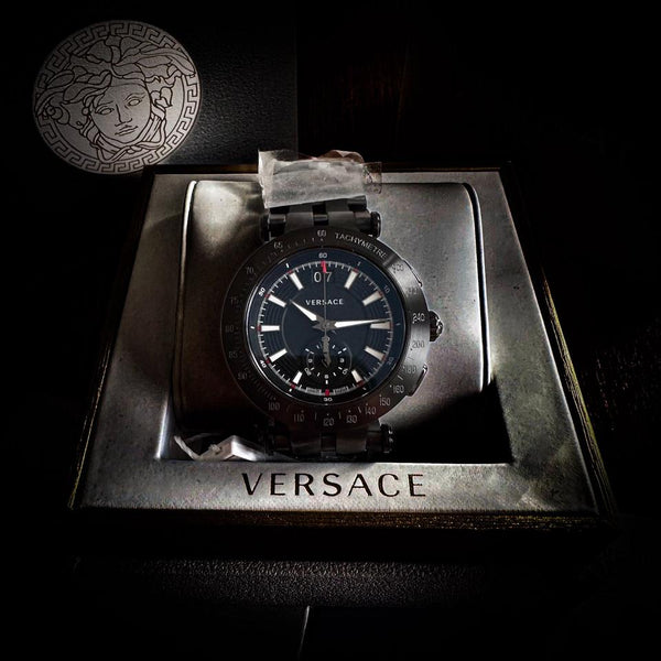 Versace Mainline V-Race Uhr Chronograph Tachymeter Swiss